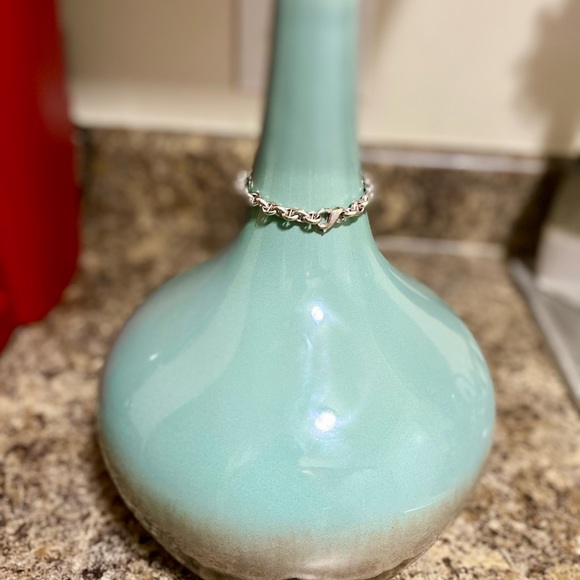 12g-14K SOLID White Gold Rolo Anchor Stud-Link w/🦞Claw Closure🧜🏻‍♀️ - Picture 8 of 15